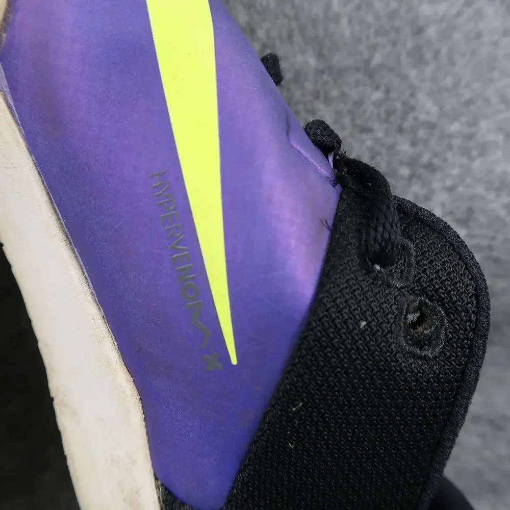 Nike Shoes Kids 5.5 Indoor Soccer HypervenomX Pro 1C Sport Athletic Purple Black